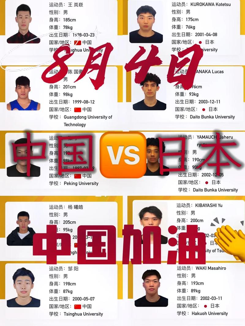 中国vs 日本男篮数据