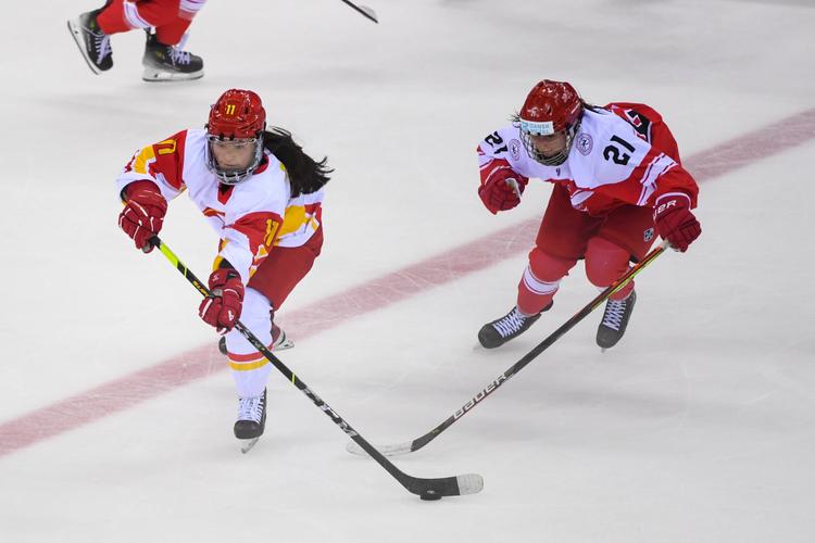 丹麦女子冰球vs中国女子冰球