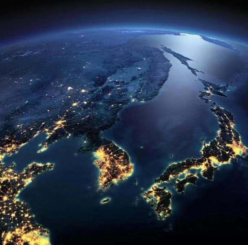 日本vs 中国夜景