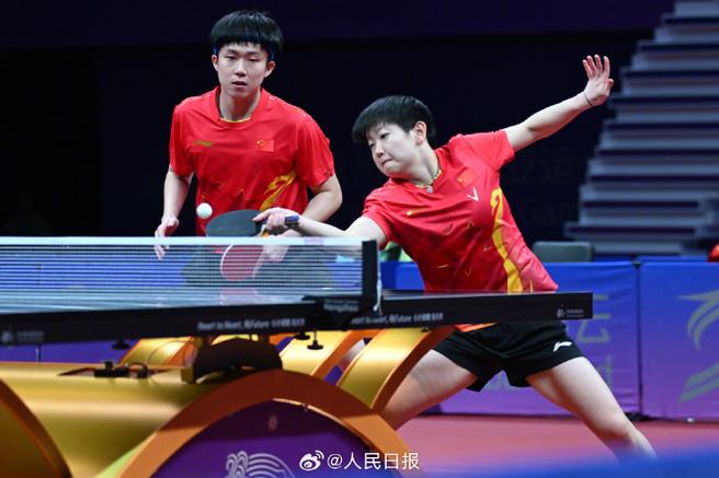杭州亚运会中国vs中国澳门乒乓球