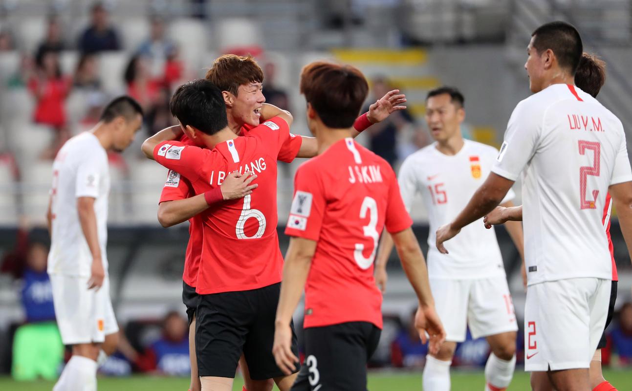 男足亚洲杯中国vs韩国比赛