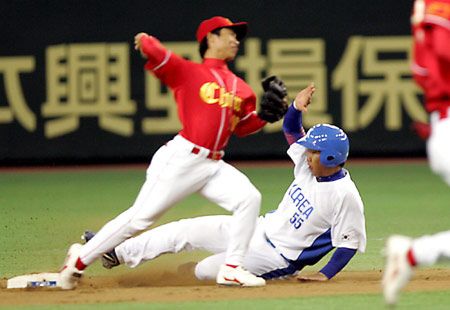 中国棒球vs韩国棒球视频的相关图片