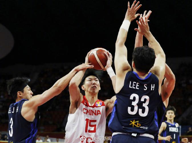 中国男子篮球联赛vs韩国的相关图片